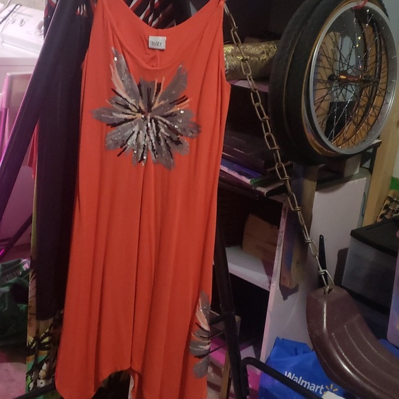 Orange Suzy shier dress - Picture 1 of 1